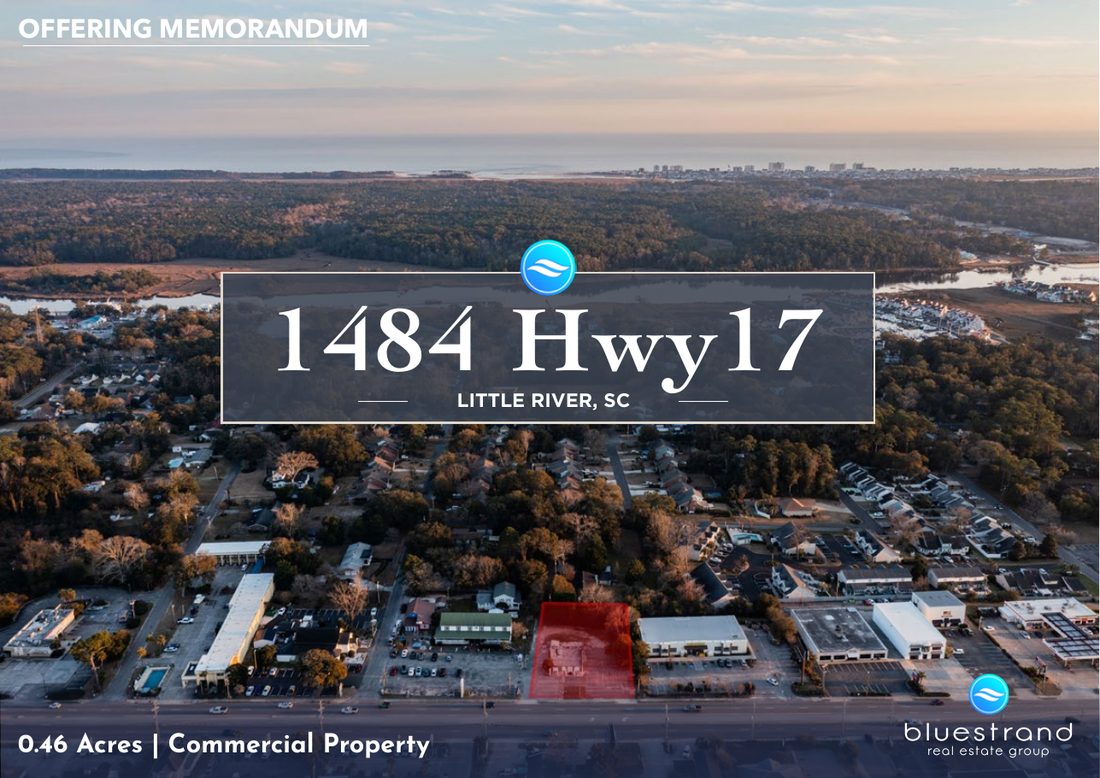 Offering Memorandum cover: 1484 Hwy 17 commercial flyer
